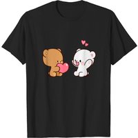 Milk Mocha Bear T-shirt for Men - Black