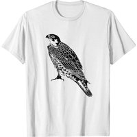 T-shirt japonais Hawk pour hommes en couleur cendre — T-shirts pour hommes