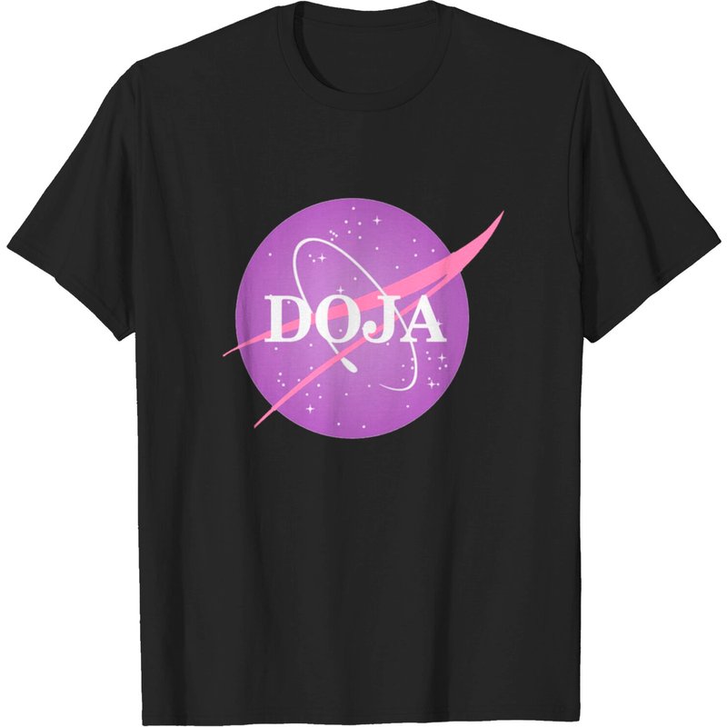 T-shirt Doja Nasa pour hommes en noir — T-shirts pour hommes