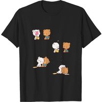 T-shirt Milk Mocha pour hommes en noir