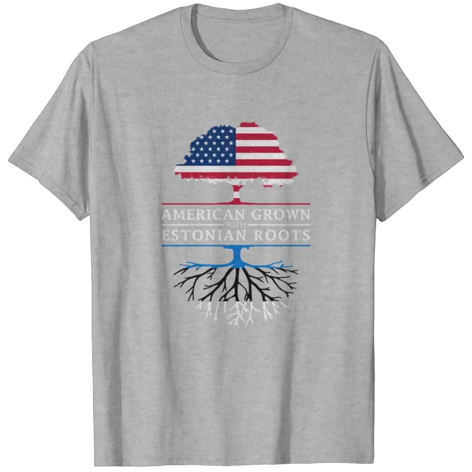 American Grown Estonia Design T-shirt for Men — Mens T Shirts
