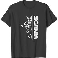 T-shirt Noir pour Homme Scania — T-shirts pour hommes
