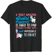 T-shirt pour hommes Hygiéniste Dentaire en Noir — T-shirts pour hommes