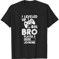 T-shirt pour hommes I Leveled Up To Big Bro Player 2 Joining — T-shirts pour hommes