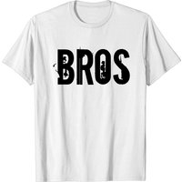 Bros T-shirt for Men in Solid and Heather Colors
