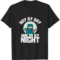 T-shirt Boy By Day Ninja By Night pour hommes