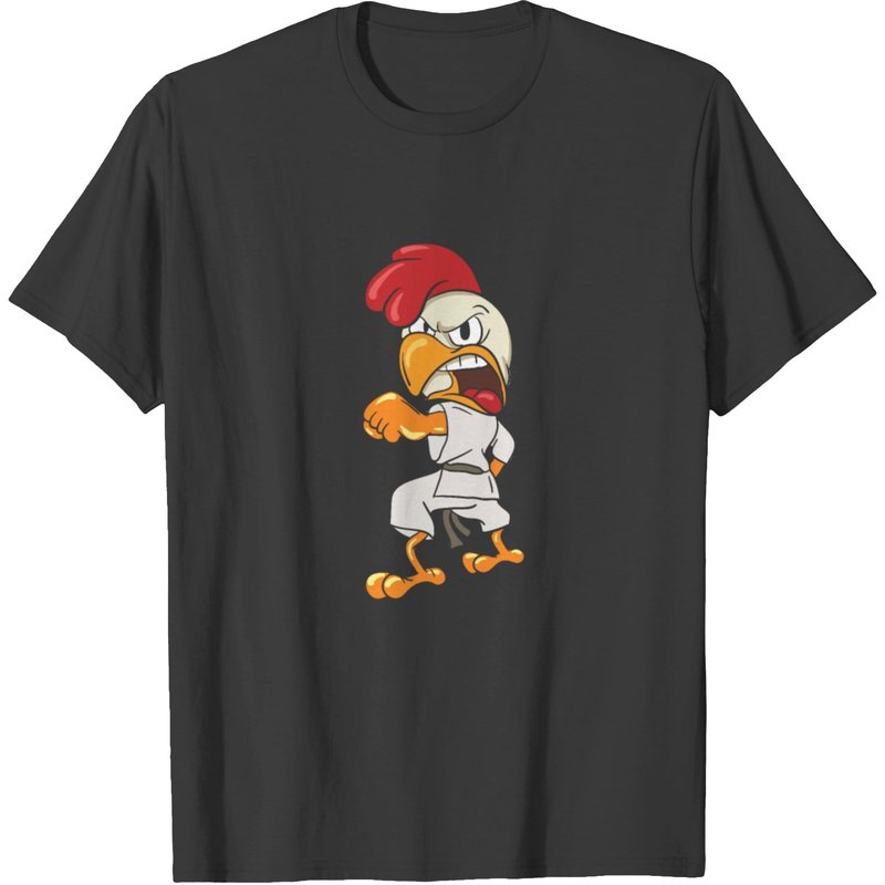 Ninja Chicken Karate Fencing Martial Arts T-shirt for Men — Mens T Shirts