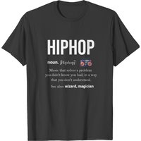 Hip Hop T-shirt for Men in Black