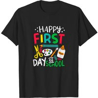 First Day of School T-Shirt for Men in Black