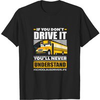 School Bus Driver Life T-Shirt for Men