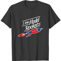 T-shirt Model Rockets pour hommes en noir — T-shirts pour hommes