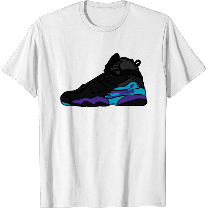 Jordan 8 Aqua T-Shirt for Men — Mens T Shirts