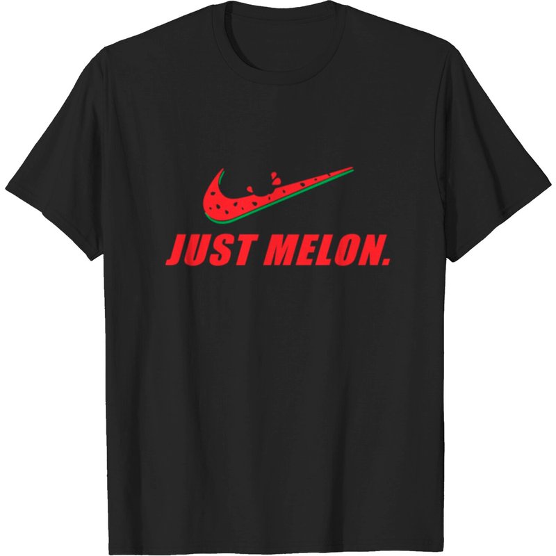 T-shirt Just Melon pour hommes en noir — T-shirts pour hommes