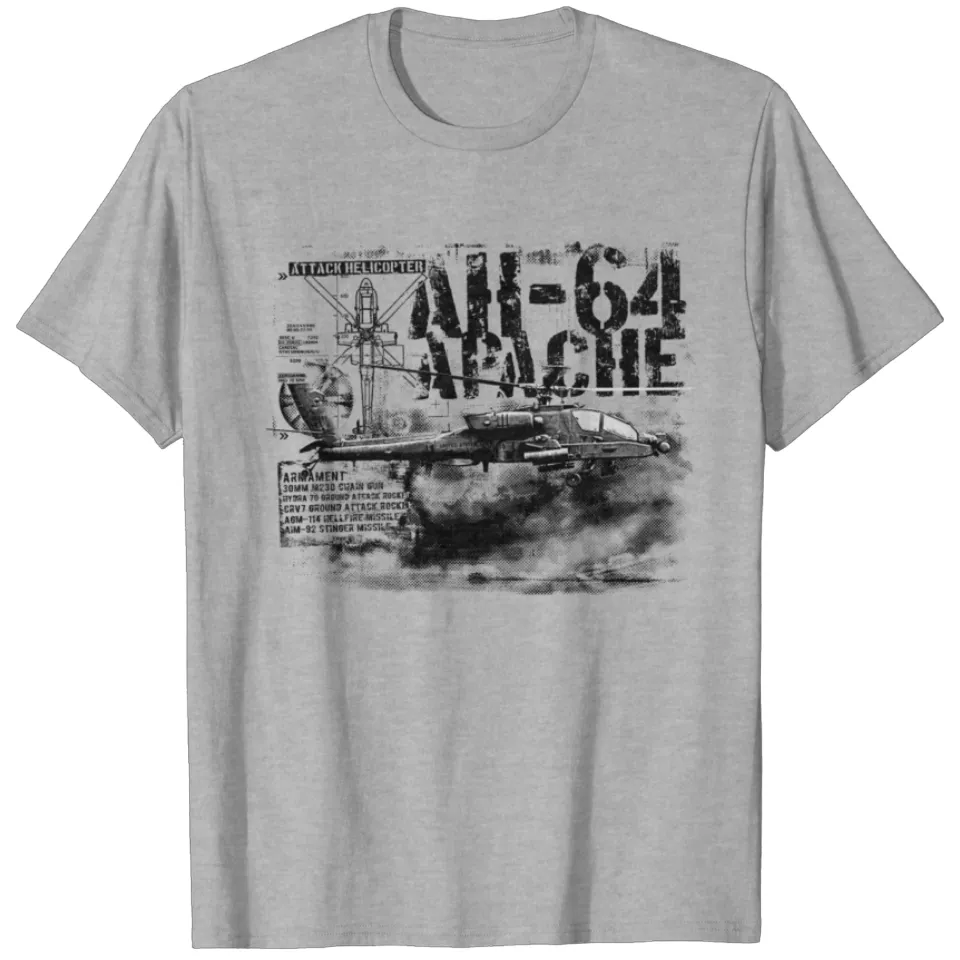 T-shirt AH-64 Apache pour hommes — T-shirts pour hommes