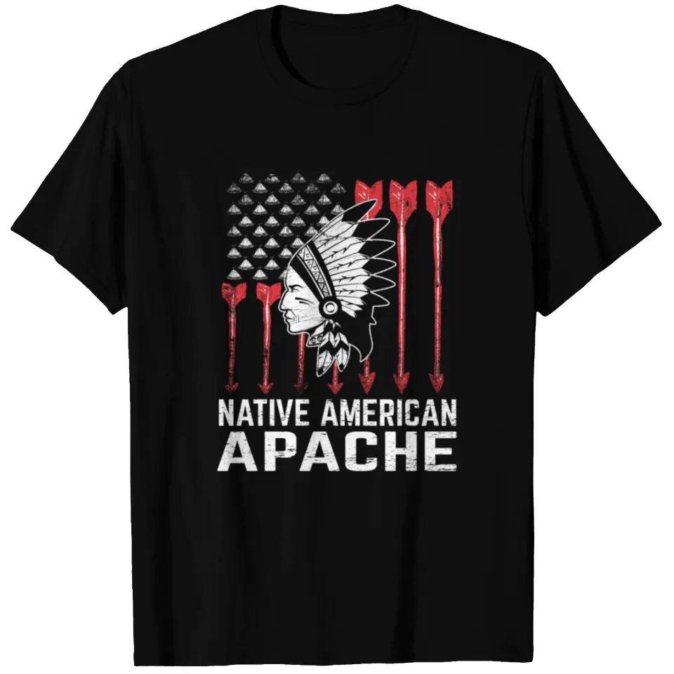 T-shirt Apache Tribe Amérindien pour Hommes