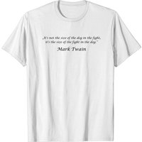 T-shirt pour hommes "Ce n'est pas la taille du chien dans le combat — T-shirts pour hommes
