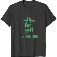 Ice Skating T-shirt for Men in Black — Mens T Shirts