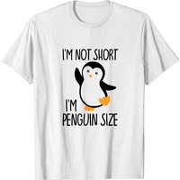 T-shirt pour hommes Funny I'm Not Short I'm Penguin Size — T-shirts pour hommes