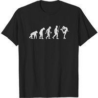 Ice Skating Evolution Humor T-Shirt for Men — Mens T Shirts