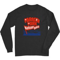 T-shirt à manches longues vintage Paragon Park Nantasket Beach — T-shirts pour hommes