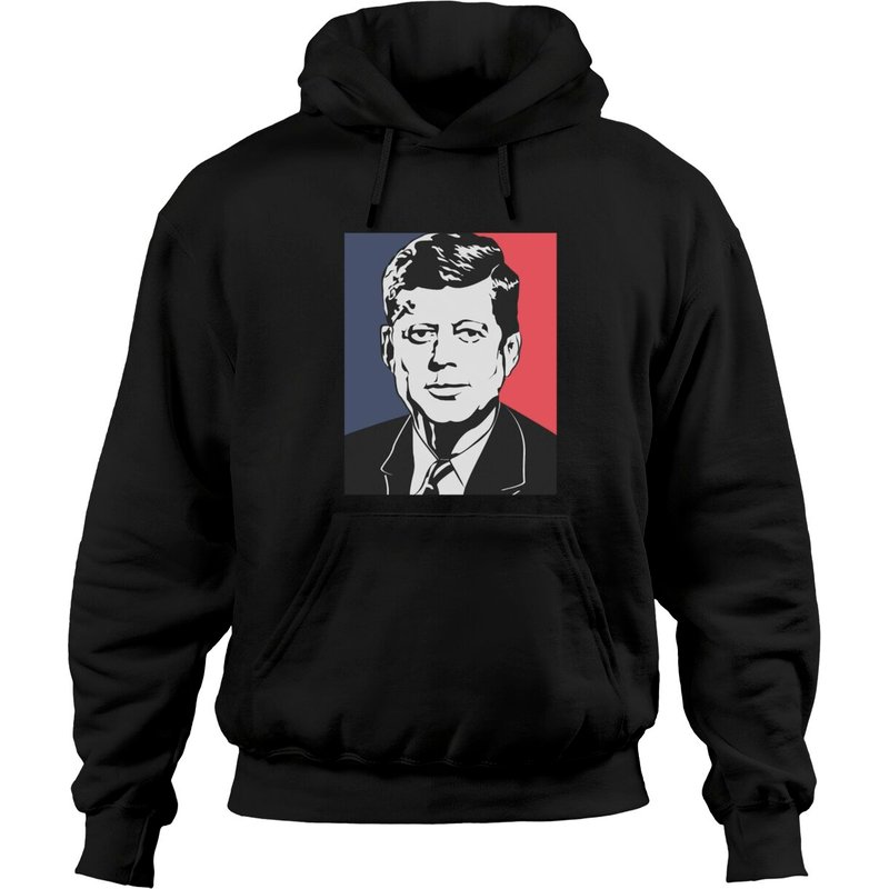 Jfk Hoodies unisexe en noir — Sweats à capuche pour hommes