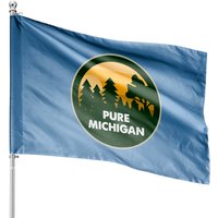 Pure Michigan Gift House Flags - Double-Sided Outdoor Flags
