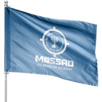 Mossad IDF It's Never An Accident Israeli Intelligence House Flag