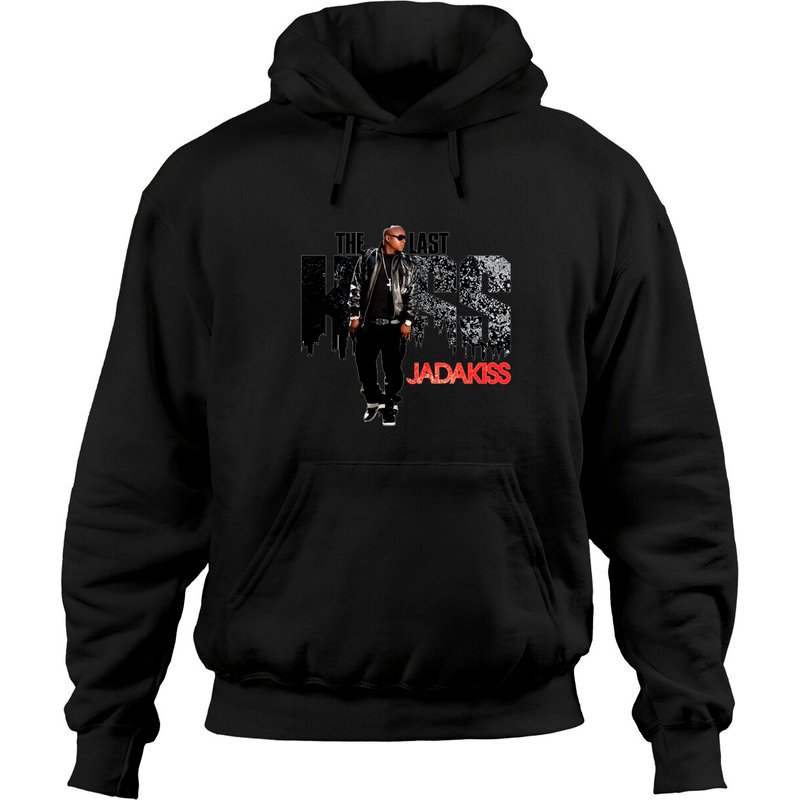 Hoodies Essentiels JADAKISS pour Unisexe en Noir — Sweats à capuche pour hommes