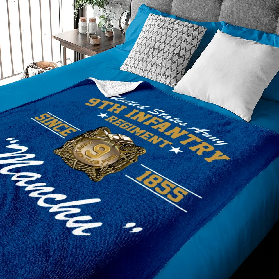 9th Infantry Regiment Baby Blankets
