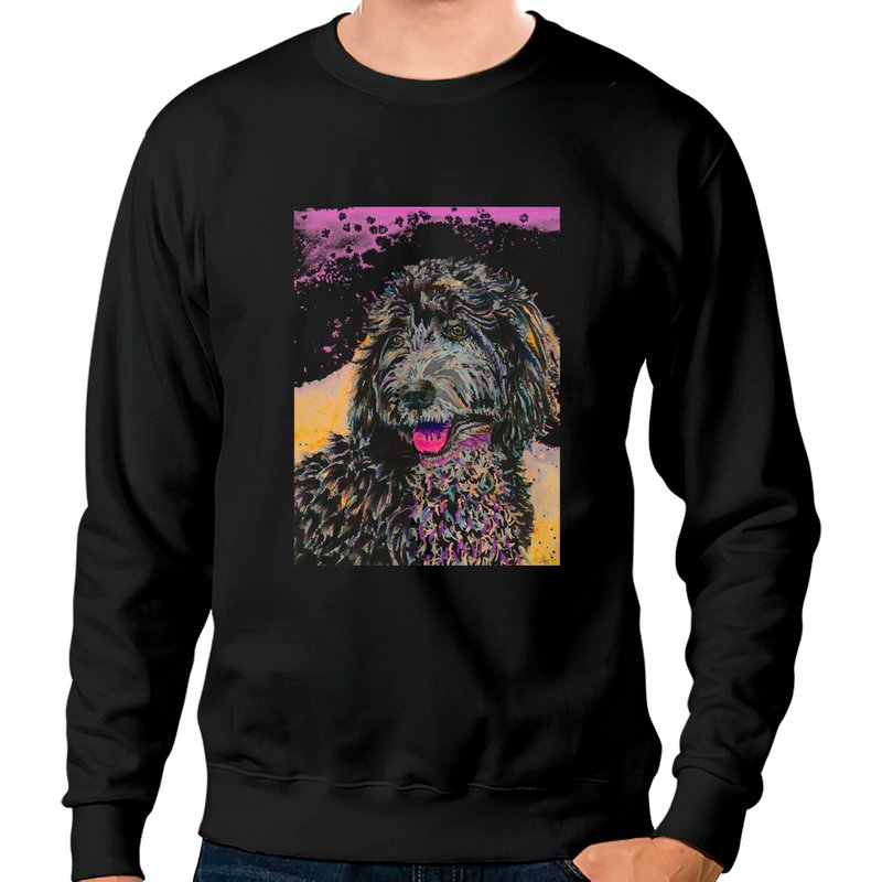 Bernedoodle Unisex Heavy Blend Crewneck Sweatshirt — Mens Hoodies