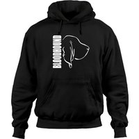 Hoodie Unisexe Profil de Bloodhound pour Amateurs de Chiens — Sweats à capuche pour hommes