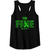 Lymphoma Awareness Fine Ribbons Men's Tank Top — Mens T Shirts