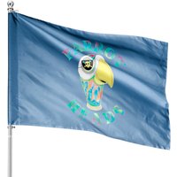Parrot Head Fan Design House Flags - Double-Sided Print — Decorative Flags