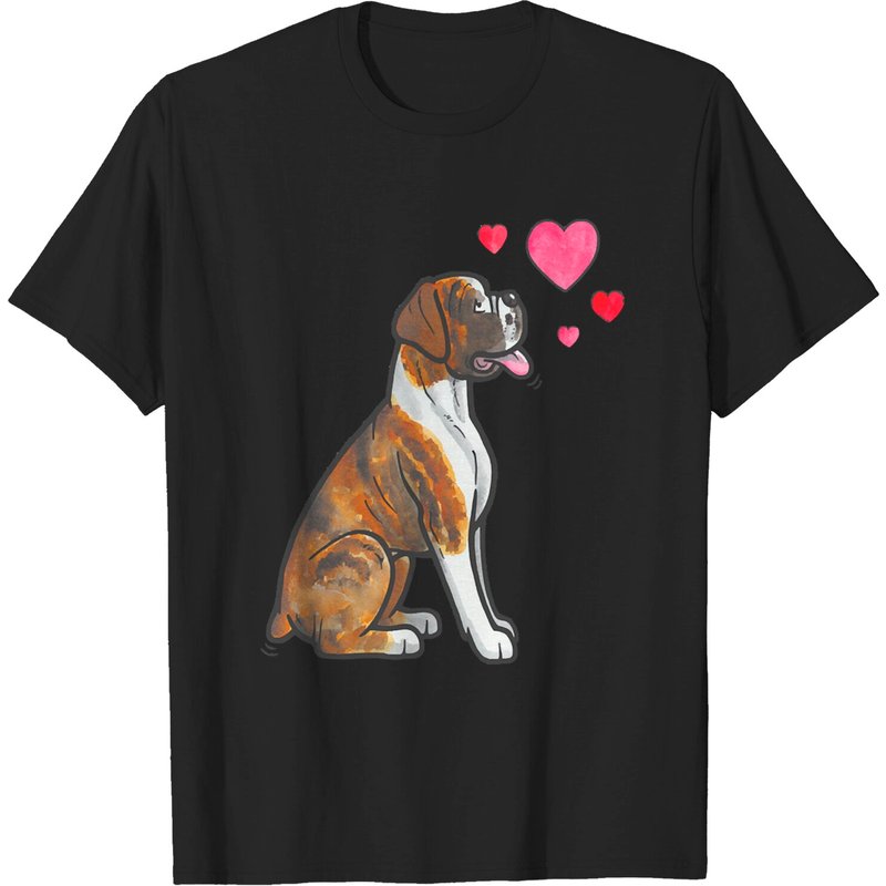 Boxer Dog Love T-Shirts for Men — Mens T Shirts