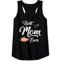 Mombest Mom Ever Tank Tops for Men in Black — Mens T Shirts