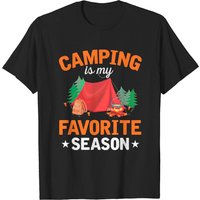 T-shirts Camping Est Ma Saison Préférée pour Hommes