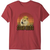 T-shirt Doge King Amateurs de Dogecoin pour hommes — T-shirts pour hommes