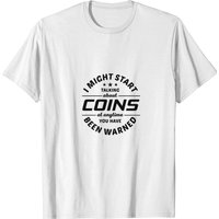 T-shirt Numismatique pour Hommes sur la Collection de Pièces