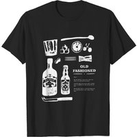T-shirt Old Fashioned pour hommes en noir — T-shirts pour hommes