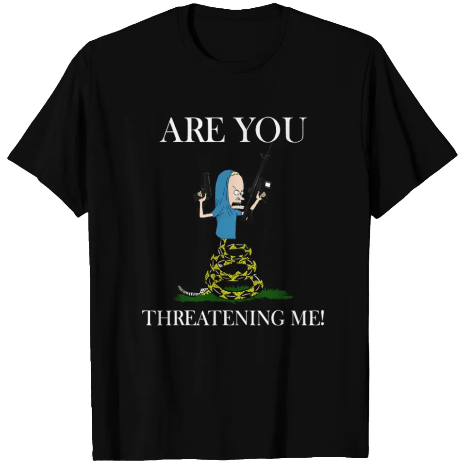 T-shirt d'accueil Halloween Are You Threatening Me pour hommes