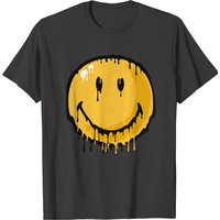 T-shirt Melting Smiley pour hommes de Smileyworld