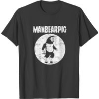 T-shirt Manbearpig pour hommes en noir