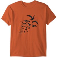 T-shirt Jeunesse Birds en Orange — T-shirts pour hommes
