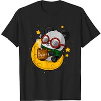 Coffee Panda Men's T-shirt in Black — Mens T Shirts