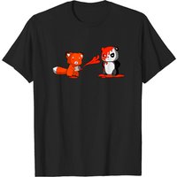 T-shirt Panda Rouge pour Hommes