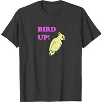 T-shirt drôle Bird Up pour hommes - Noir — T-shirts pour hommes