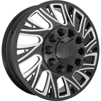 Jantes Fuel Forged DE41 FF41D Moulées Noires Brillantes - 28x8.5