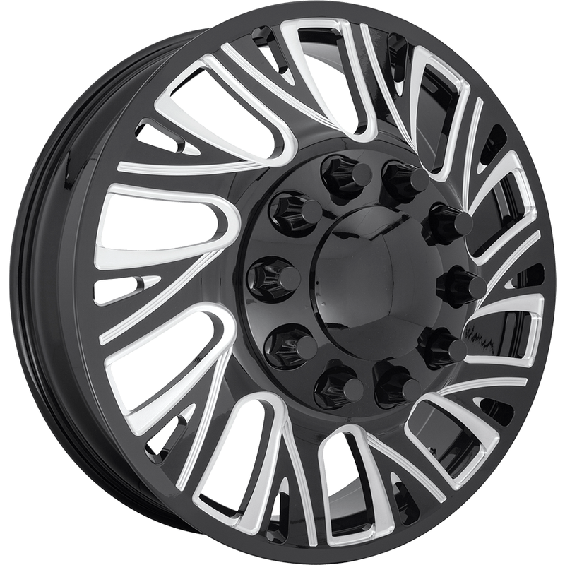 Fuel Forged DE41 FF41D Gloss Black Milled Wheels - 28x8.5 — Wheels & Rims