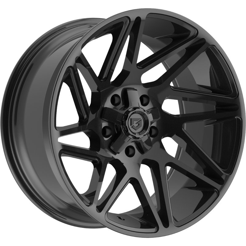 Gear Off Road 777B Gloss Black Wheels - 20x10 - 8x165.1 -19 Offset — Wheels & Rims