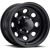 Black Rock 997B Soft 8 Matte Black 15x8 Rims - 5x120.7 Bolt Pattern — Wheels & Rims